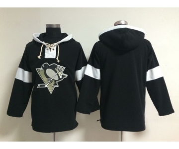 2014 Old Time Hockey Pittsburgh Penguins Blank Black Hoodie