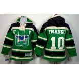 Old Time Hockey Hartford Whalers #10 Ron Francis Black Kids Hoodie