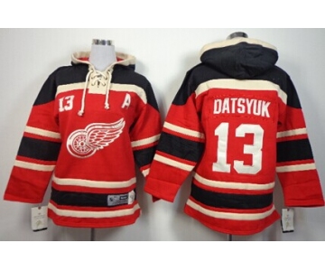 Old Time Hockey Detroit Red Wings #13 Pavel Datsyuk Red Kids Hoodie