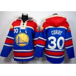 Golden State Warriors #30 Stephen Curry Blue Hoodie