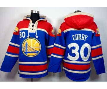 Golden State Warriors #30 Stephen Curry Blue Hoodie