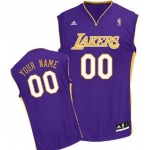 Kids Los Angeles Lakers Customized Purple Jersey