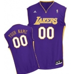 Mens Los Angeles Lakers Customized Purple Jersey