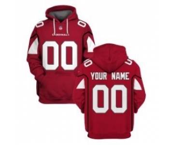 Men's Arizona Cardinals Active Player Red Custom 2021 Pullover Hoodie