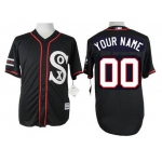 Men's Chicago White Sox Customized 2015 Black Jersey