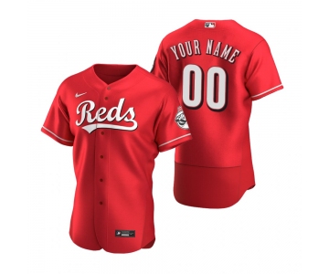 Men's Cincinnati Reds Custom Nike Scarlet Stitched MLB Flex Base Jersey