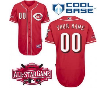 Youth Cincinnati Reds Personalized Alternate Jersey With 2015 All-Star Patch