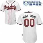 Kids' Atlanta Braves Customized White Jersey