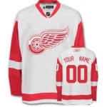 Detroit Red Wings Mens Customized White Jersey