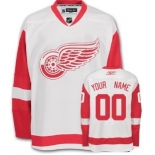 Detroit Red Wings Mens Customized White Jersey