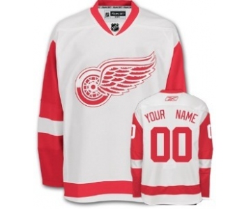 Detroit Red Wings Mens Customized White Jersey