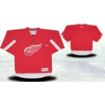 Detroit Red Wings Youths Customized Red Jersey