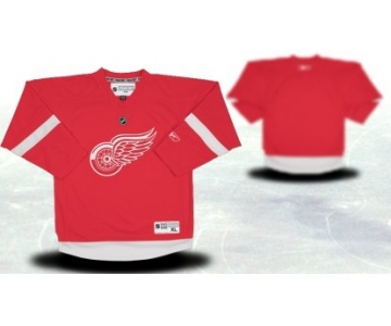 Detroit Red Wings Youths Customized Red Jersey