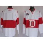 Detroit Red Wings Youths Customized White Winter Classic Jersey