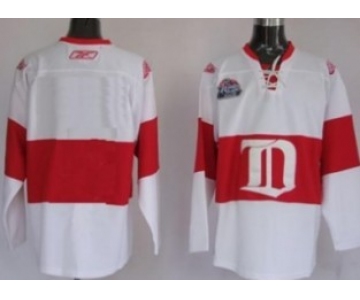 Detroit Red Wings Youths Customized White Winter Classic Jersey