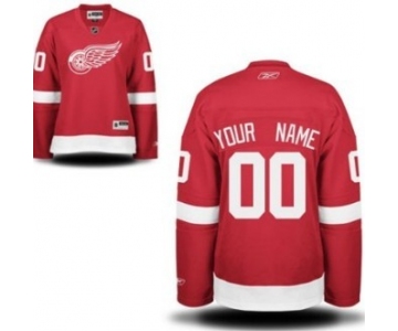 Womens Detroit Red Wings Customized 2012 Winter Classci Red Jersey