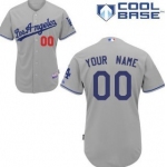 Kids' Los Angeles Dodgers Customized Gray Jersey