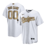 Men's Los Angeles Dodgers Active Player Custom White 2022 All-Star Cool Base Stitched Baseball Jersey