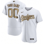 Men's Los Angeles Dodgers Active Player Custom White 2022 All-Star Flex Base Stitched MLB Jersey