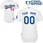 Men's Los Angeles Dodgers Customized White Jersey