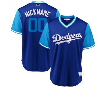 Men's Los Angeles Dodgers Majestic Royal 2018 Players' Weekend Cool Base Custom Jersey