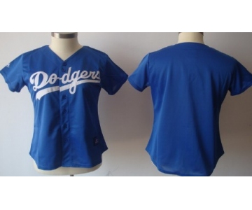 Women's Los Angeles Dodgers Customized Blue Jersey