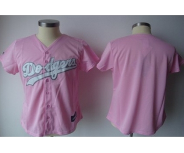 Women's Los Angeles Dodgers Customized Pink Jersey