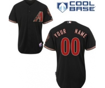 Kids' Arizona Diamondbacks Customized Black Jersey