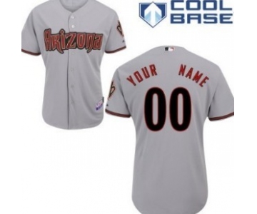 Kids' Arizona Diamondbacks Customized Gray Jersey