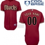 Kids' Arizona Diamondbacks Customized Red Jersey