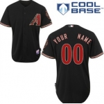 Men's Arizona Diamondbacks Customized Black Jersey