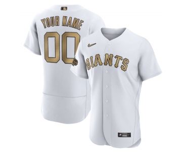 Men's San Francisco Giants Active Player Custom White 2022 All-Star Flex Base Stitched MLB Jersey