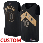 Custom Nike Toronto Raptors Black NBA Swingman City Edition Jersey