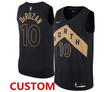 Custom Nike Toronto Raptors Black NBA Swingman City Edition Jersey