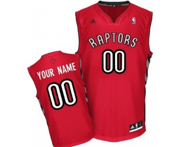 Mens Toronto Raptors Customized Red Jersey