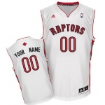 Mens Toronto Raptors Customized White Jersey