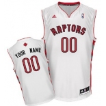 Mens Toronto Raptors Customized White Jersey