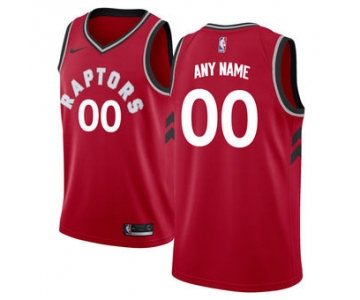 Men's Toronto Raptors Nike Red Swingman Custom Icon Edition Jersey