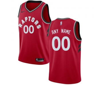 Youth Customized Toronto Raptors Swingman Red Nike NBA Icon Edition Jersey