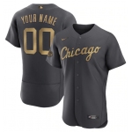 Men's Chicago White Sox Active Player Custom Charcoal 2022 All-Star Flex Base Stitched MLB Jersey