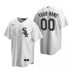 Men's Chicago White Sox Custom Nike White Stitched MLB Cool Base Home Jersey