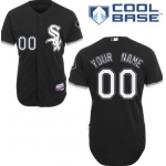 Men's Chicago White Sox Customized Black Jersey