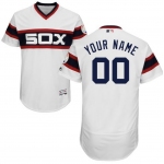 Mens Chicago White Sox White Pullover Customized Flexbase Majestic MLB Collection Jersey