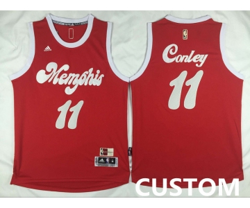 Custom NBA Memphis Grizzlies New Revolution 30 Swingman Red Jersey