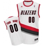 Mens Portland Trailblazers Customized White Jersey