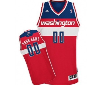 Mens Washington Wizards Customized Red Jersey