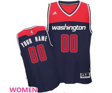 Women's Washington Wizards Navy Blue Custom adidas Swingman Alternate Basketball Jersey