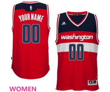 Women's Washington Wizards Red Custom adidas Swingman Road Basketball Jersey