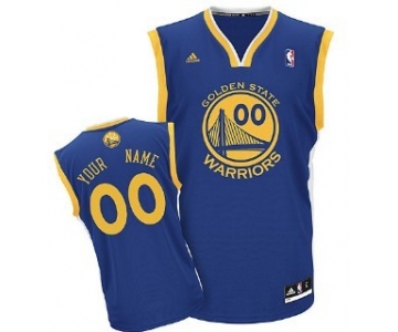 Kids Golden State Warriors Customized Blue Jersey