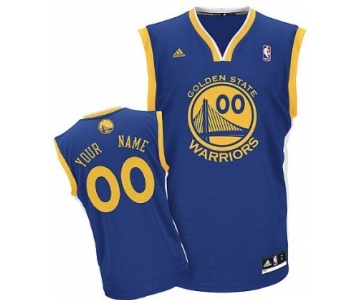 Mens Golden State Warriors Customized Blue Jersey